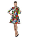 Day of the Dead Suit, Multi-Coloured