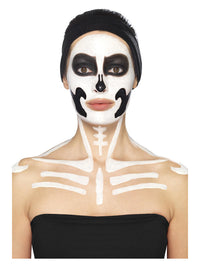 Smiffys Make-Up FX, Skeleton Liquid Latex Kit, Dress Loud
