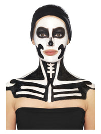 Smiffys Make-Up FX, Skeleton Liquid Latex Kit, Dress Loud