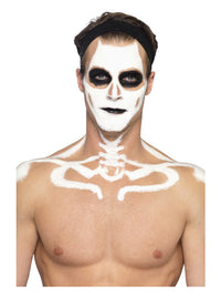 Smiffys Make-Up FX, Skeleton Liquid Latex Kit, Dress Loud