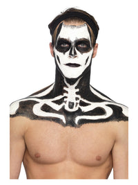 Smiffys Make-Up FX, Skeleton Liquid Latex Kit, Dress Loud