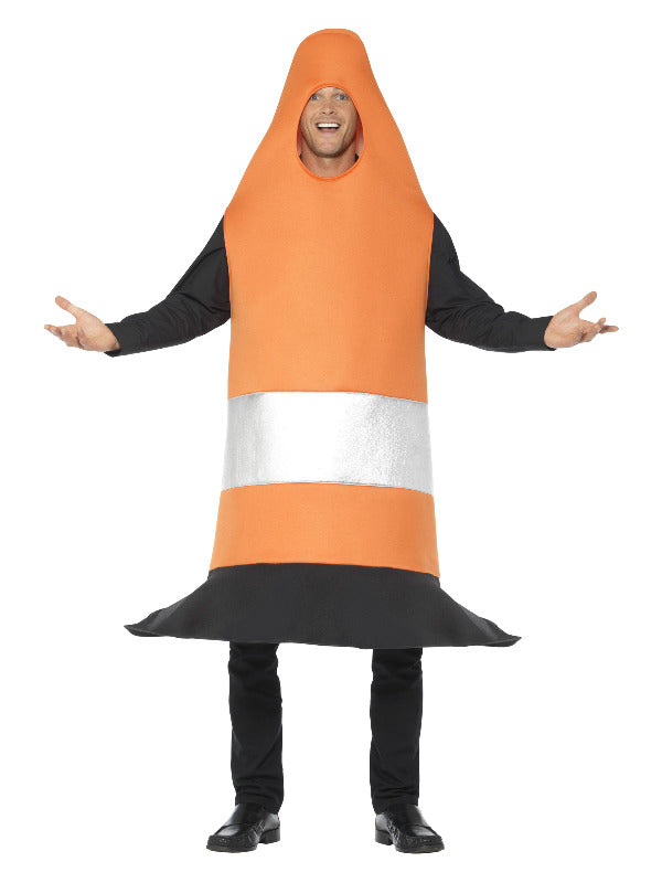 Traffic Cone Costume, Orange Dress Loud