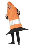 Traffic Cone Costume, Orange Dress Loud