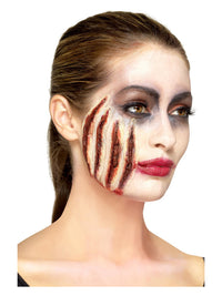 Smiffys Make-Up FX, Latex Claw Wound Scar, Red Dress Loud