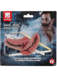 Smiffys Make-Up FX, Latex Stitched Smile Wounds, R Dress Loud