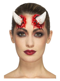 Smiffys Make-Up FX, Latex Devil Horn Prosthetics, Dress Loud