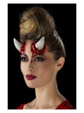 Smiffys Make-Up FX, Latex Devil Horn Prosthetics, Dress Loud