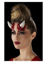 Smiffys Make-Up FX, Latex Devil Horn Prosthetics, Dress Loud