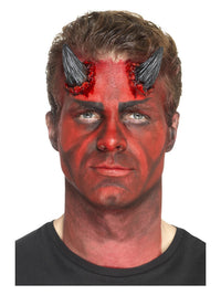 Smiffys Make-Up FX, Latex Devil Horn Prosthetics, Dress Loud
