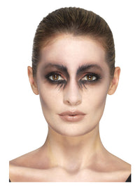 Smiffys Make-Up FX, Latex Stitched Neck, Red Dress Loud