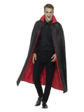 Reversible Vampire Cape, Black & Red Dress Loud