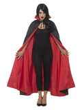 Reversible Vampire Cape, Black & Red Dress Loud