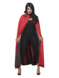 Reversible Vampire Cape, Black & Red Dress Loud