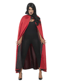 Reversible Vampire Cape, Black & Red Dress Loud
