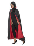 Reversible Vampire Cape, Black & Red Dress Loud