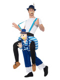 Piggyback Bavarian Costume, Blue Dress Loud