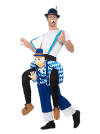 Piggyback Bavarian Costume, Blue Dress Loud