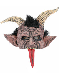 Beast / Krampus Demon Mask, Brown Dress Loud
