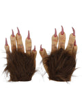 Beast / Krampus Demon Gloves, Brown Dress Loud