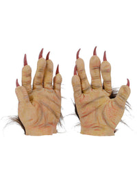Beast / Krampus Demon Gloves, Brown Dress Loud