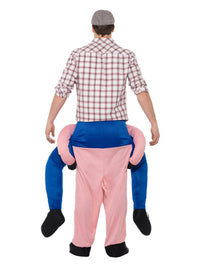 Piggyback Pig Costume, Pink Dress Loud