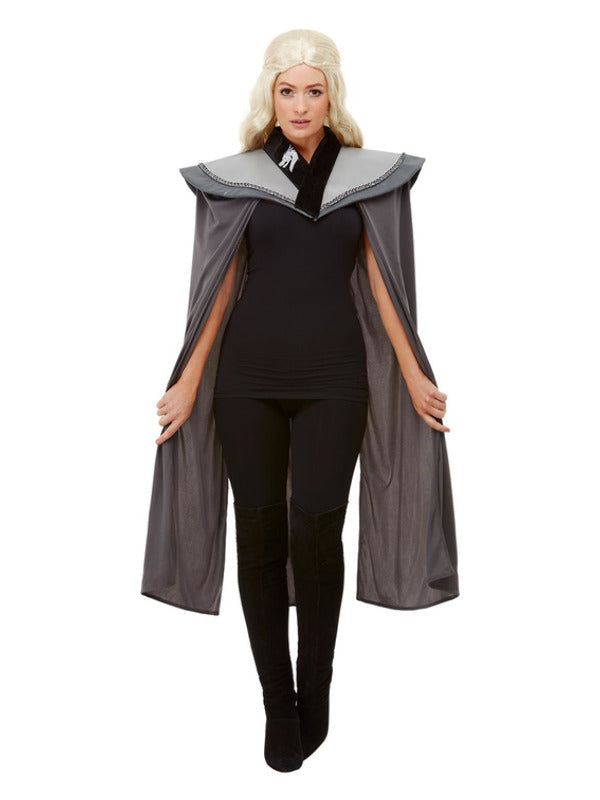 Ladies Medieval Cape, Grey Dress Loud