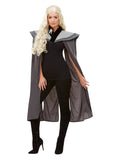 Ladies Medieval Cape, Grey Dress Loud