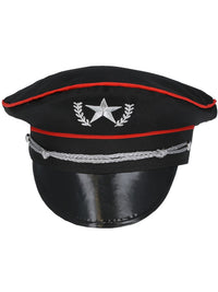 Deluxe Military Hat, Black Dress Loud