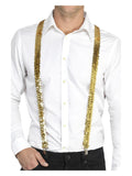 Sequin Braces, Gold Dress Loud