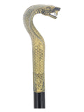 Voodoo Walking Stick Cane, with Snake Head Dress Loud