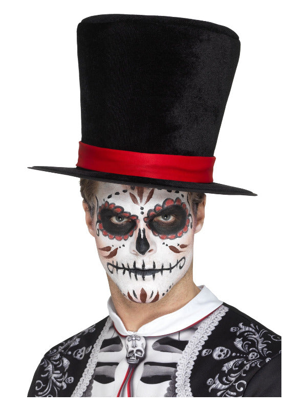Day of the Dead Top Hat, Black Dress Loud