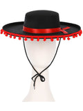 Day of the Dead Senor Hat, Black & Red Dress Loud