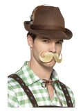 Deluxe Bavarian Trenker Hat, Brown Dress Loud