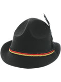 Deluxe German Trenker Hat, Black Dress Loud