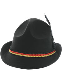 Deluxe German Trenker Hat, Black Dress Loud