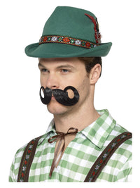 Deluxe Alpine Trenker Hat, Green Dress Loud