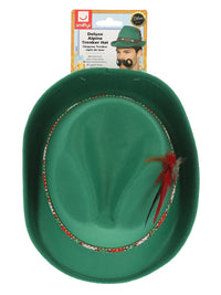 Deluxe Alpine Trenker Hat, Green Dress Loud