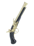 Realistic Pirate Blunderbuss Pistol, Black & Gold Dress Loud