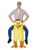 Piggyback Chicken Costume, Yellow Dress Loud