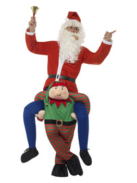 Piggyback Elf Costume, Green Dress Loud
