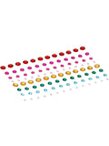 Smiffys Make-Up FX, Rainbow Jewel Face Gems, Multi Dress Loud