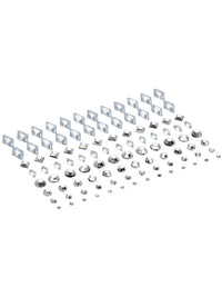 Smiffys Make-Up FX, Jewel Face Gems, Silver Dress Loud