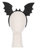 Bat Wings Headband, Black Dress Loud