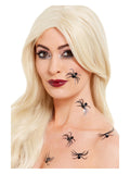 Smiffys Make-Up FX, 3D Spider Stickers, Black Dress Loud