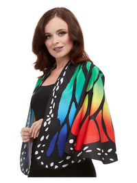 Monarch Butterfly Fabric Wings, Multi-Coloured Dress Loud
