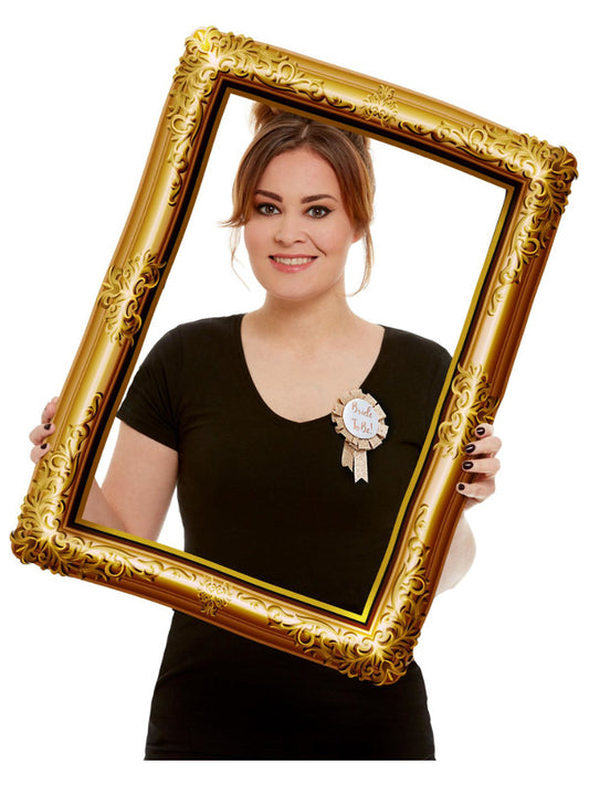 Inflatable Picture Frame, Gold