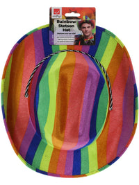 Rainbow Stetson Hat, Multi-Coloured Dress Loud