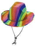 Rainbow Stetson Hat, Multi-Coloured Dress Loud