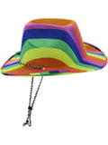 Rainbow Stetson Hat, Multi-Coloured Dress Loud