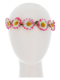 Hawaiian/Hippie Daisy Chain Headband, Assorted Dress Loud